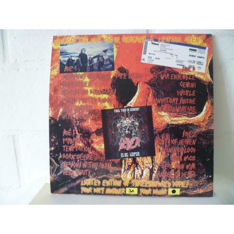 SLAYER - THE FINAL CAMPAIGN in LEIPZIG - 2 lp colour vinyl