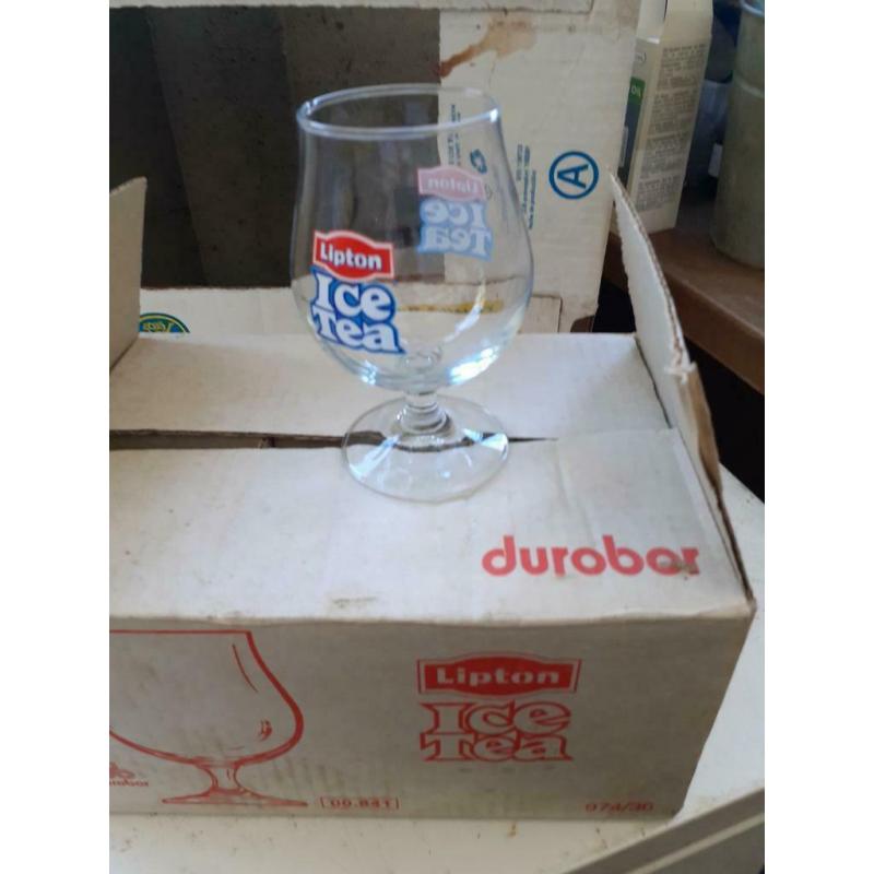 6 verres à thé glacé