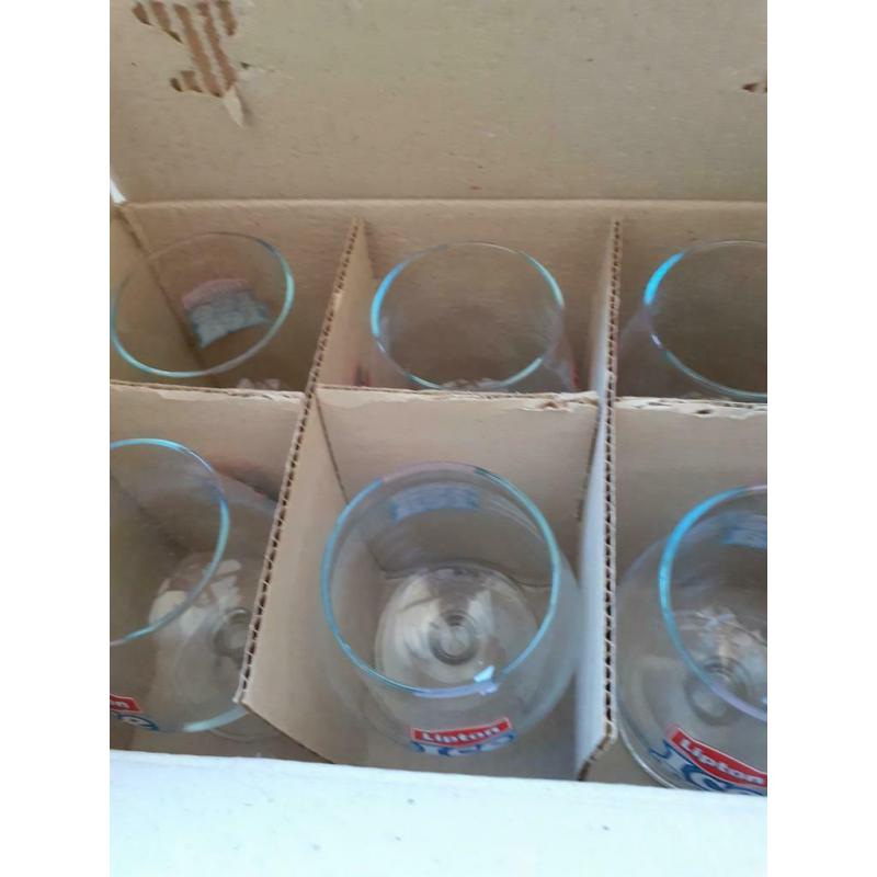 6 verres à thé glacé