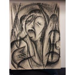 dessin au crayon / fusain