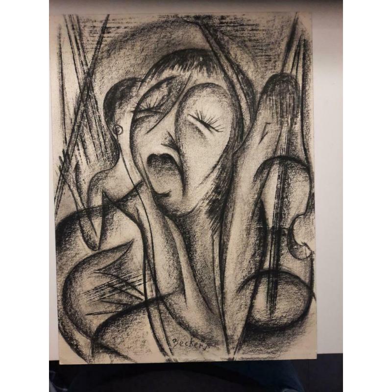 dessin au crayon / fusain