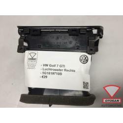 VW Golf 7 GTI Luchtrooster Rechts Dashboard 5G1819710B