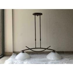 Hanglampen + plafondlamp