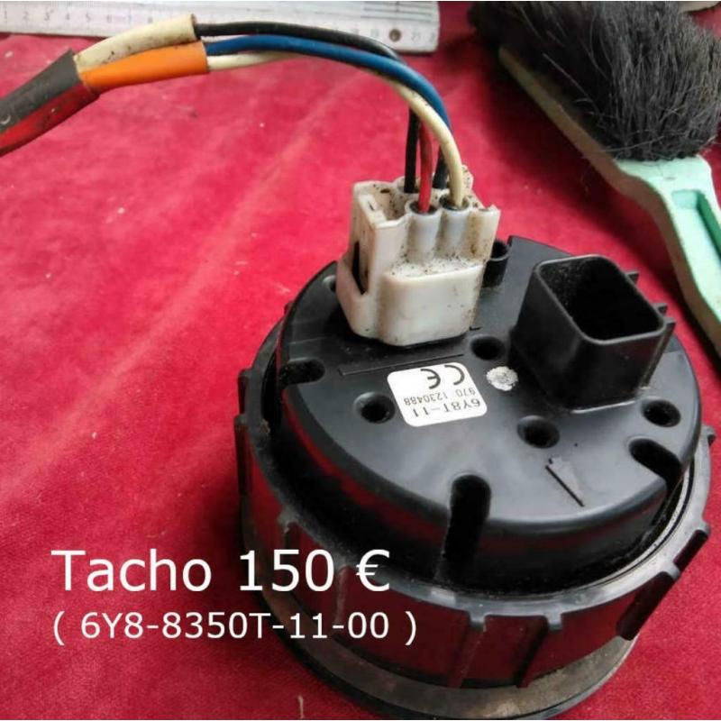 Yamaha outboard parts, o.a.Tachometer, relais, e.d.
