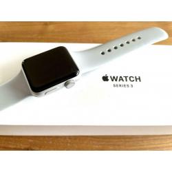 Apple Watch series 3 38mm silver + sportband silver