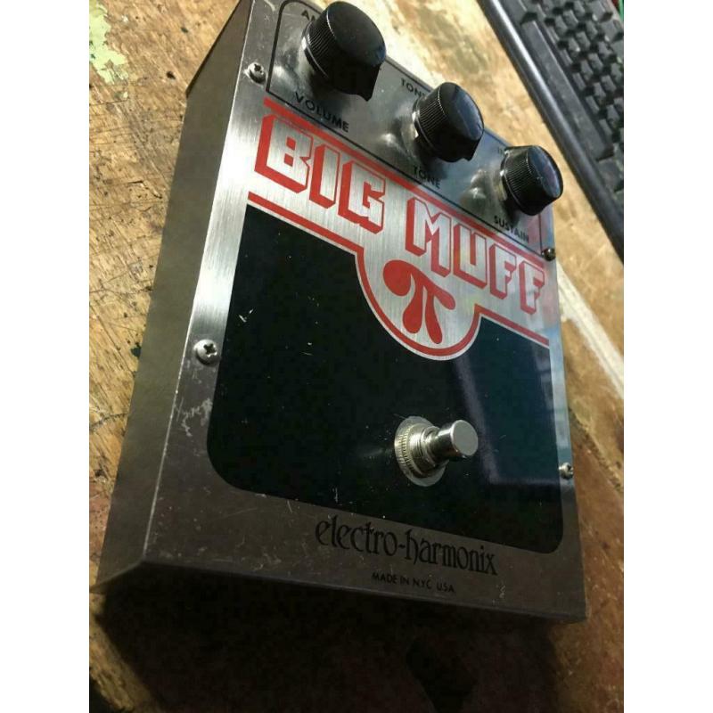 Electro-Harmonix Big Muff Pi V5 Op Amp / Tone-Bypass 1979