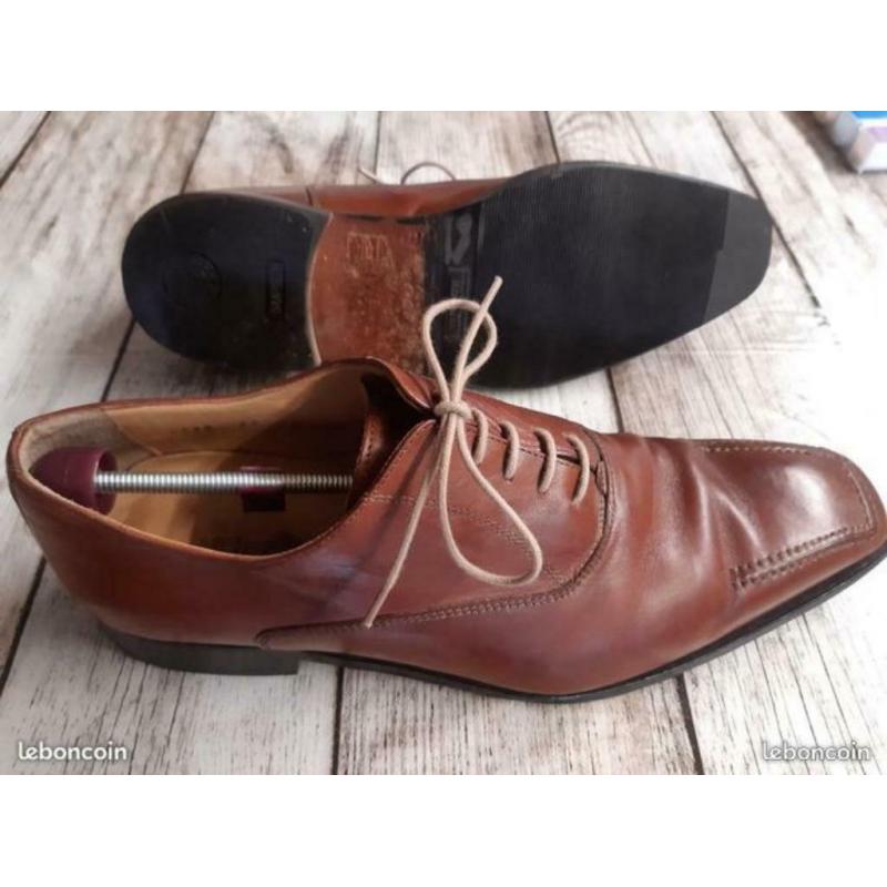 Chaussures cuir type derbie, richelieu de marque minelli 45