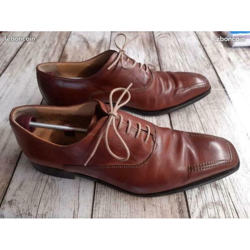 Chaussures cuir type derbie, richelieu de marque minelli 45