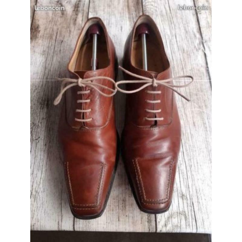 Chaussures cuir type derbie, richelieu de marque minelli 45