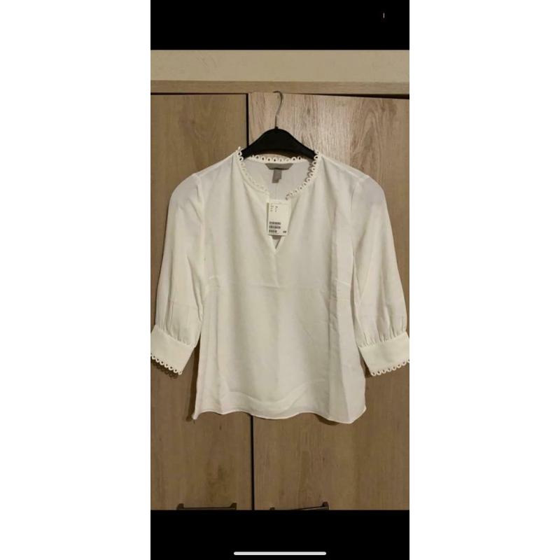 Witte blouse H&M