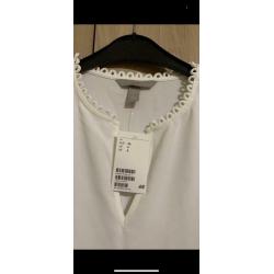 Witte blouse H&M