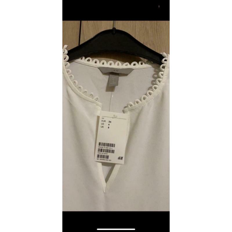 Witte blouse H&M