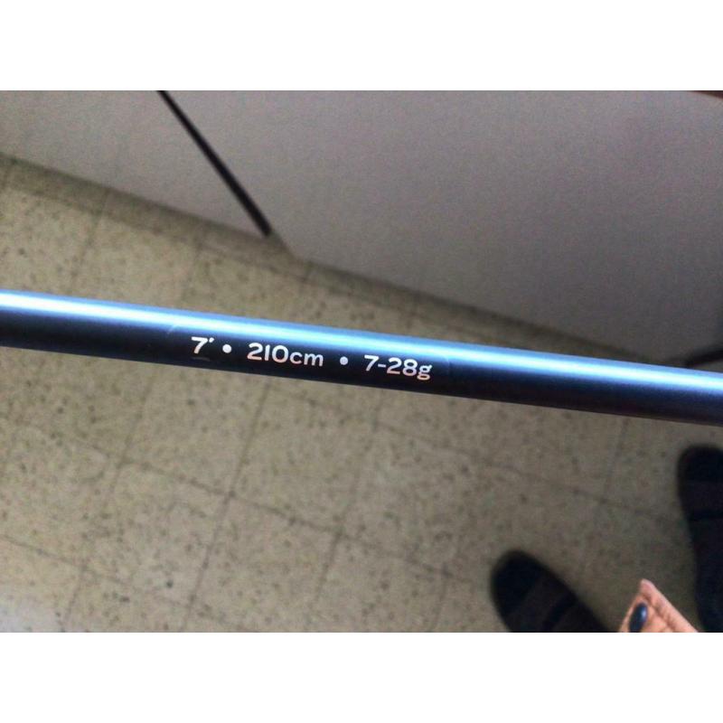 Dropshothengel met molen Shimano FX 1000