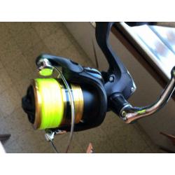 Dropshothengel met molen Shimano FX 1000
