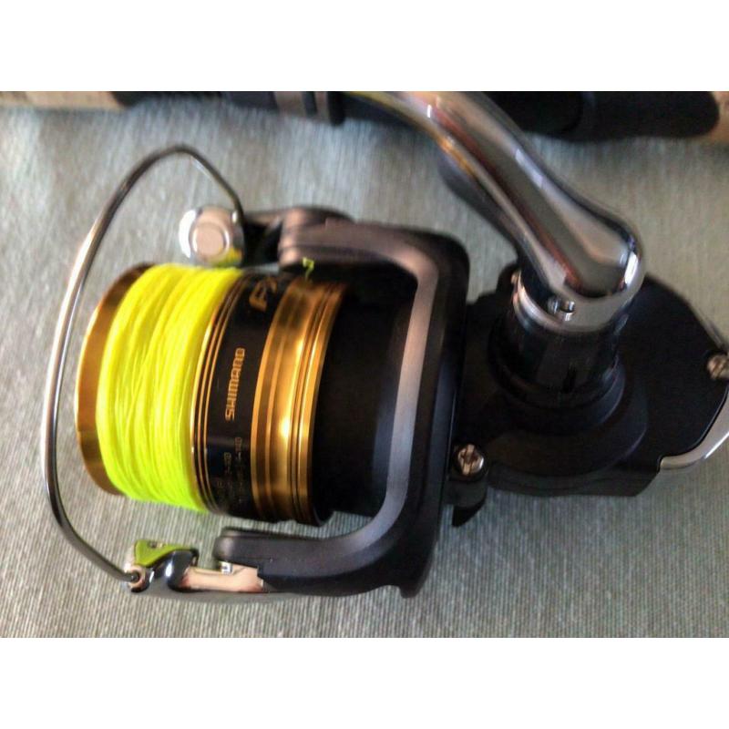 Dropshothengel met molen Shimano FX 1000