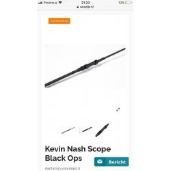 1x nash scope black ops 6ft 2 lbs.