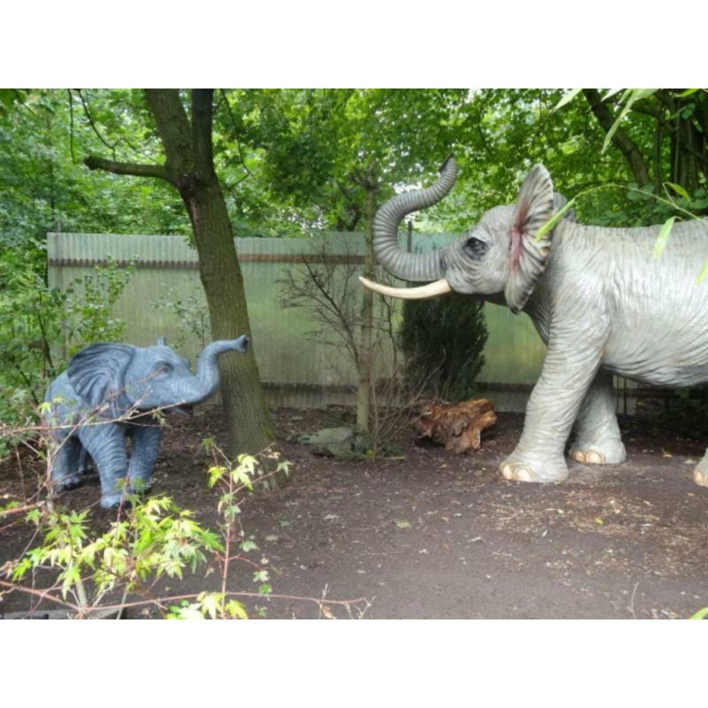 prachtige levensgrote olifant