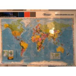Carte du monde + Portes-bottes - GRATUIT