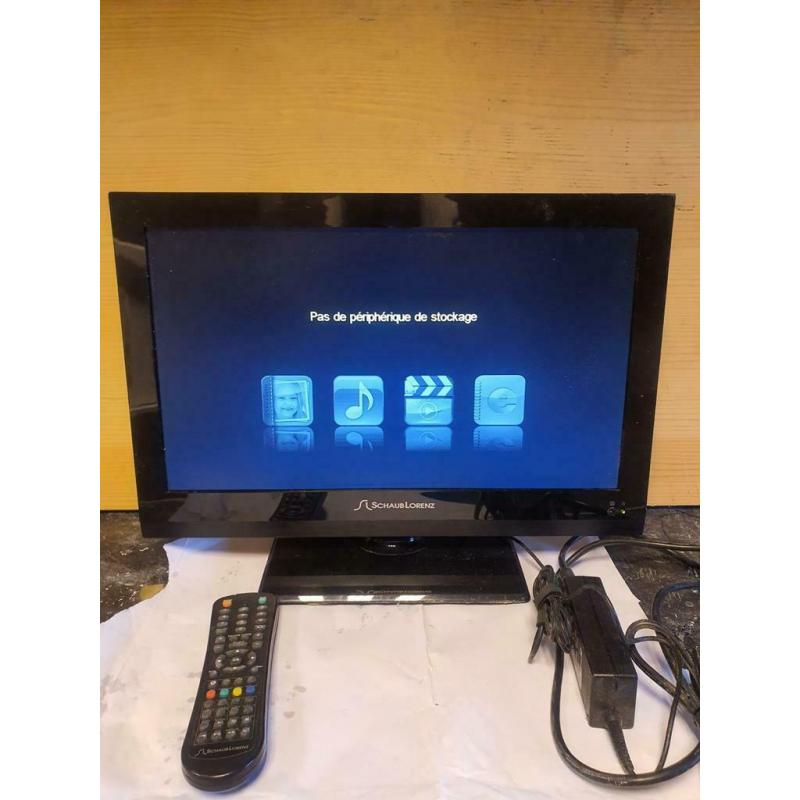 Écran plat avec télécommande