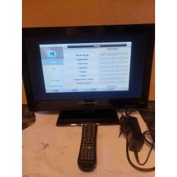 Écran plat avec télécommande
