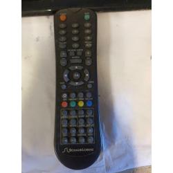 Écran plat avec télécommande