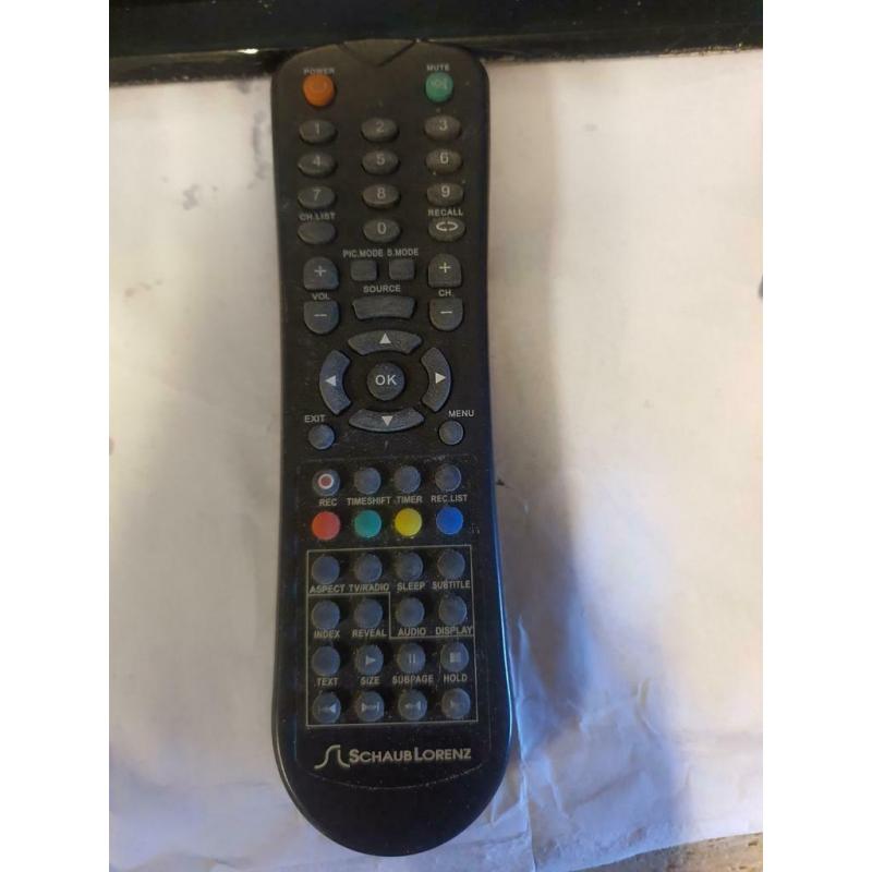 Écran plat avec télécommande