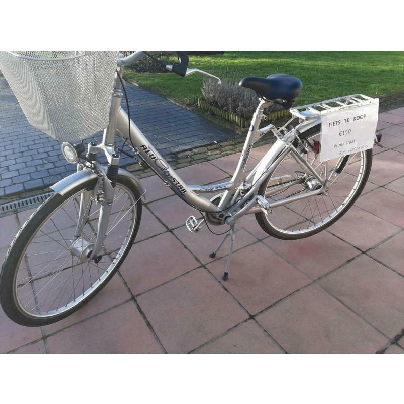 Grijze fiets citystar