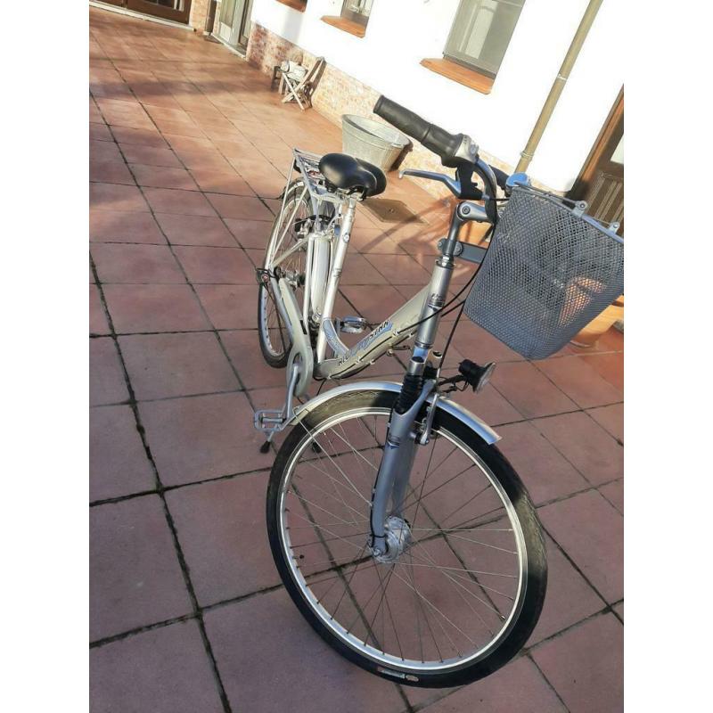 Grijze fiets citystar