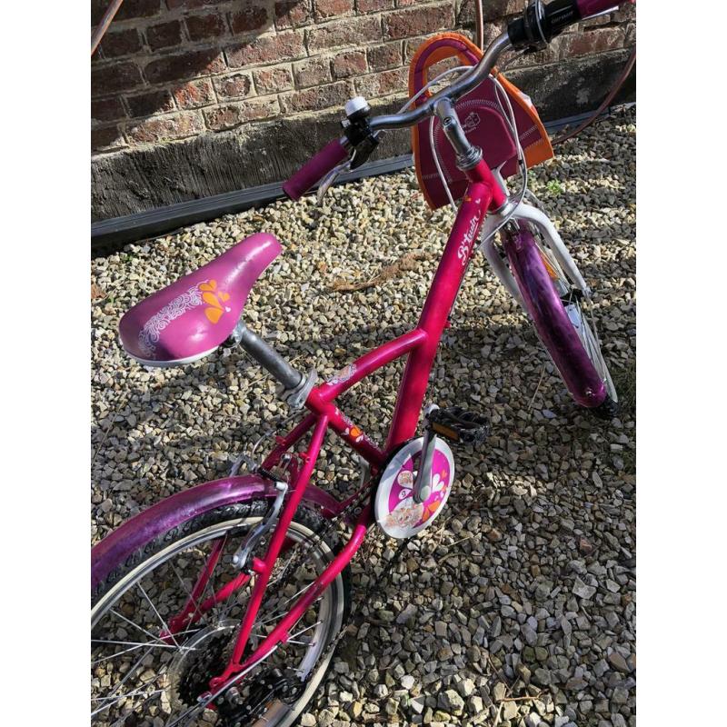Vélo fille 20 pouces