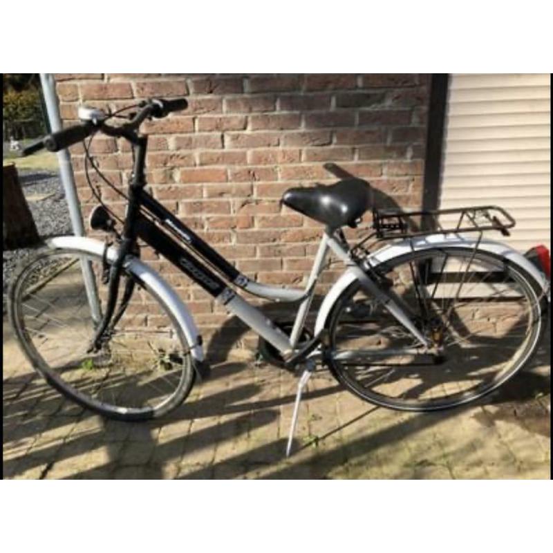 Tiener meisjes fiets