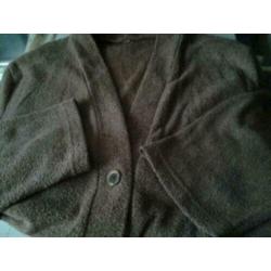 Gilet dame brun clair t. xxl