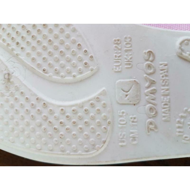Pantoufles de gym roses enfants p.28 Domyos
