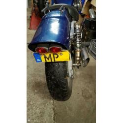 Bobber kont met zadel en ophanging Yamaha XV 700/750 Virago