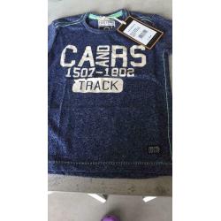 Nieuw T-shirt cars maat 116 met label